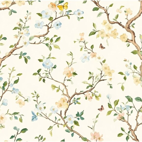 NWT Lemon Park Branch Out Peel N Stick Wallpaper 24" Width x 27' Height - Picture 3 of 5